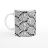 Kuusikulmio kuvio | Kahvikuppi 330ml