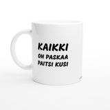 Kaikki on paskaa paitsi kusi | Kahvikuppi 330ml