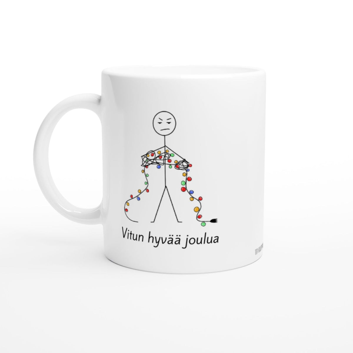 Tikku-ukko - vitun hyvää joulua | Kahvikuppi 330ml