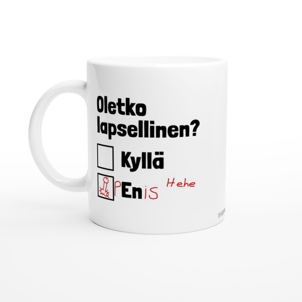 Oletko lapsellinen | Kahvikuppi 330ml