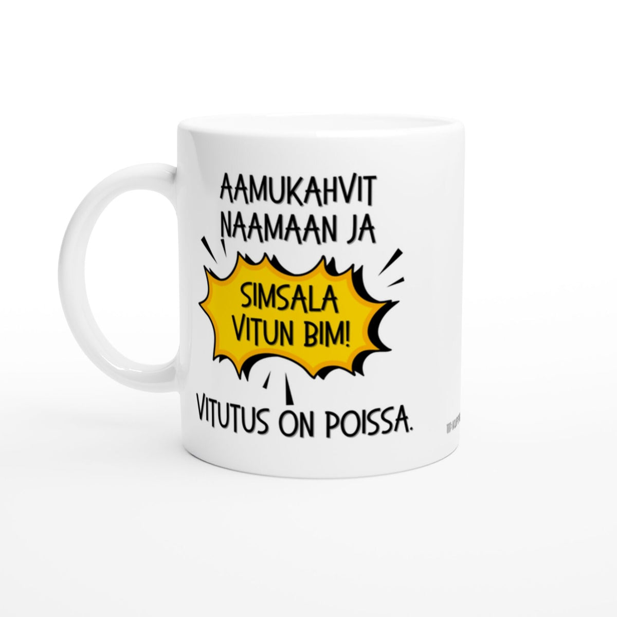 Simsala vitun bim!  | Kahvikuppi 330ml (0330)