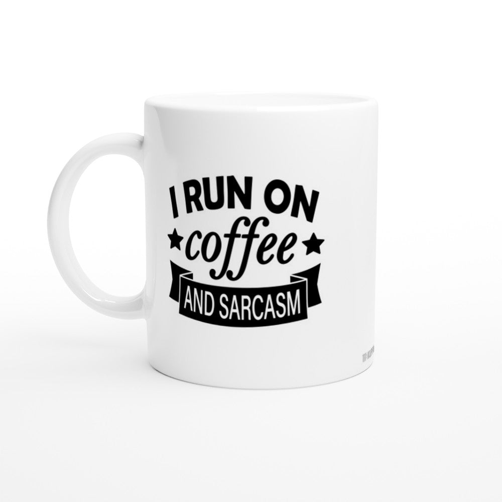 Coffee and sarcasm | Kahvikuppi 330ml (0013)