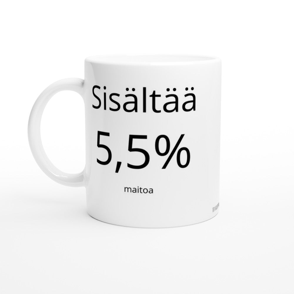 Sisältää 5,5% maitoa Kahvikuppi 330ml
