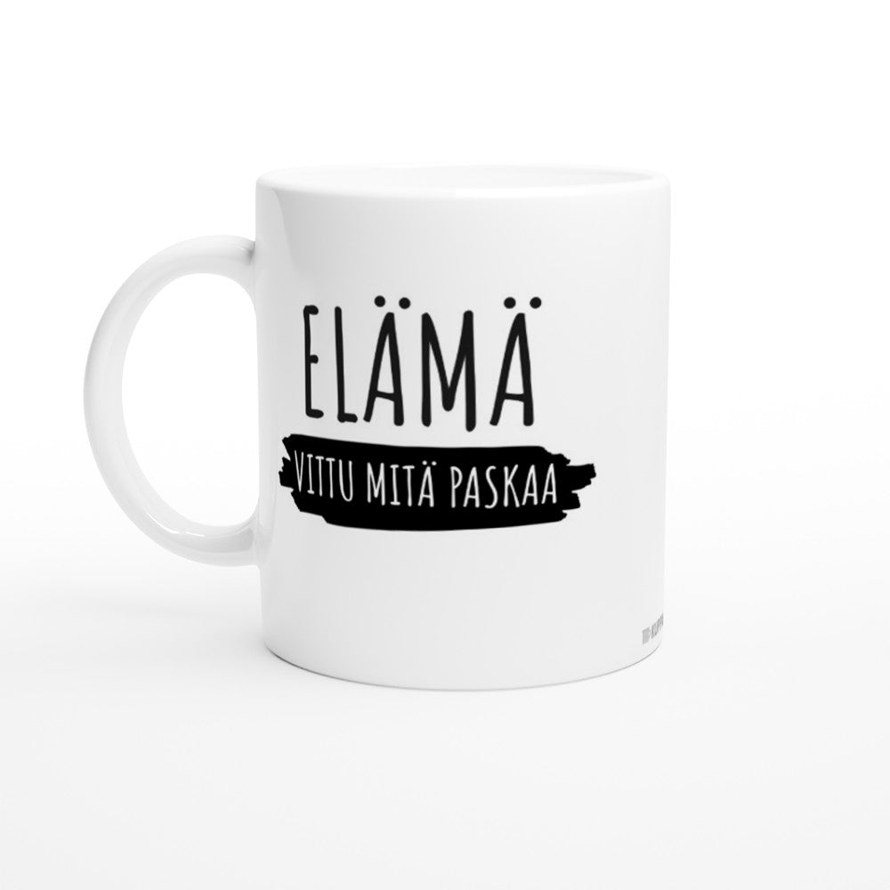 Elämä - Vittu mitä paskaa Kahvikuppi 330ml