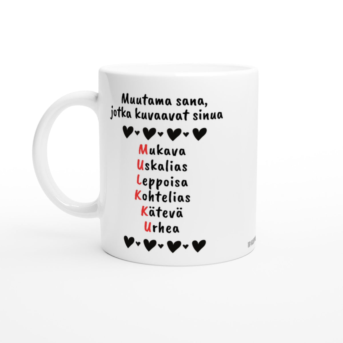 Muutama sana, jotka kuvaavat sinua | Kahvikuppi 330ml (0340)