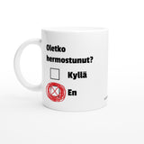 Oletko hermostunut? Kyllä / En | Kahvikuppi 330ml (0517)