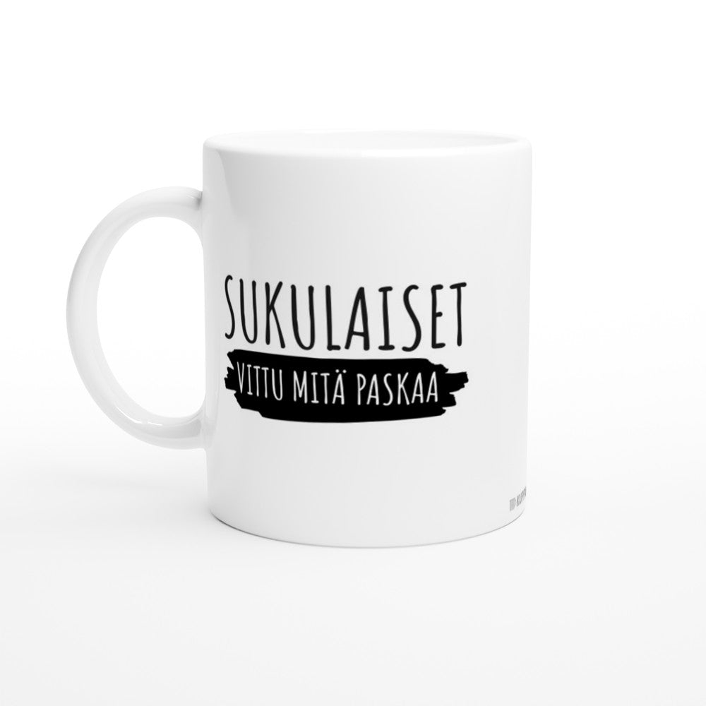 Sukulaiset – Vittu mitä paskaa Kahvikuppi 330ml