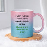 Aamukahvit - Cha cha chaa! (0211) | Glittermuki 330ml