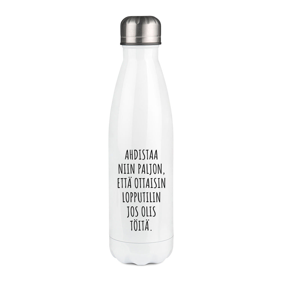 Ahdistaa niin paljon (0149) | Termospullo 500ml