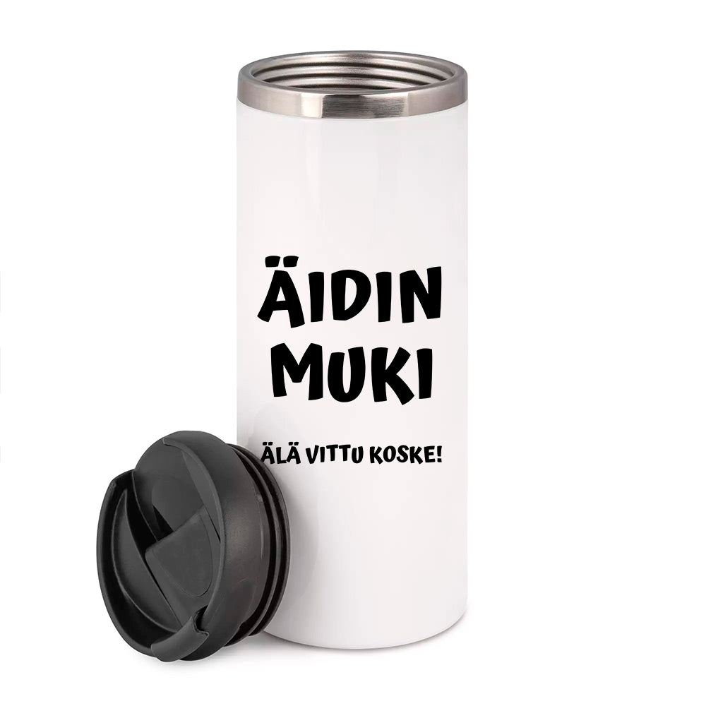 Äidin muki - Älä vittu koske (0159) | Termostölkki 3,4dl