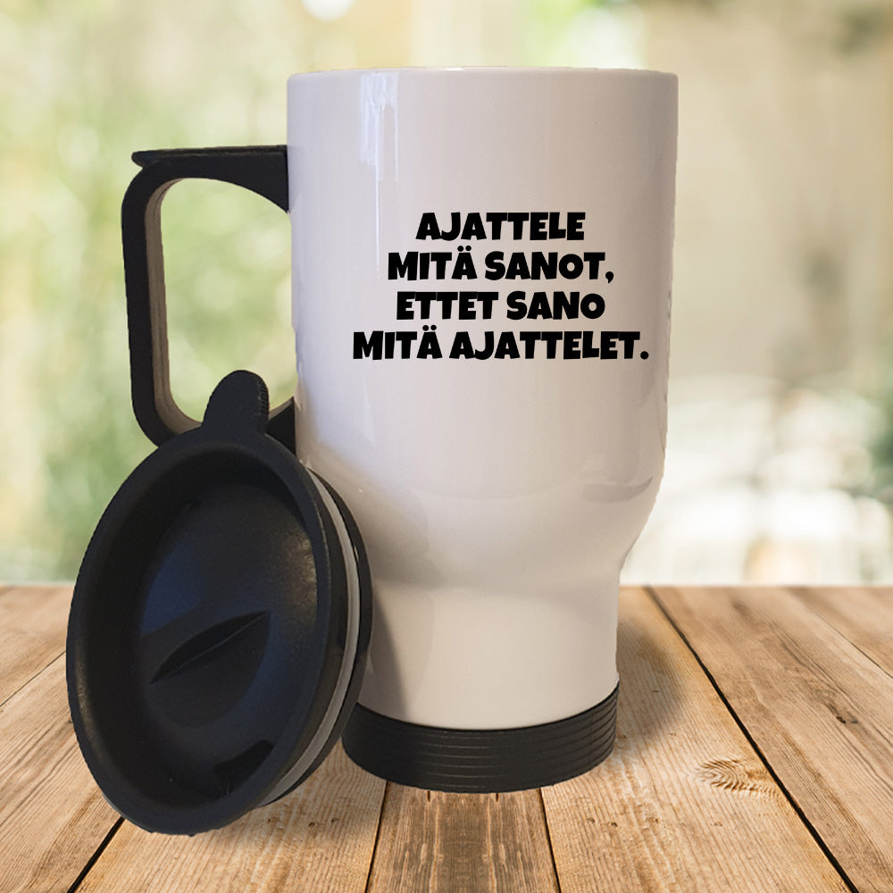Ajattele mitä sanot (0504) | Termosmuki 3,9dl