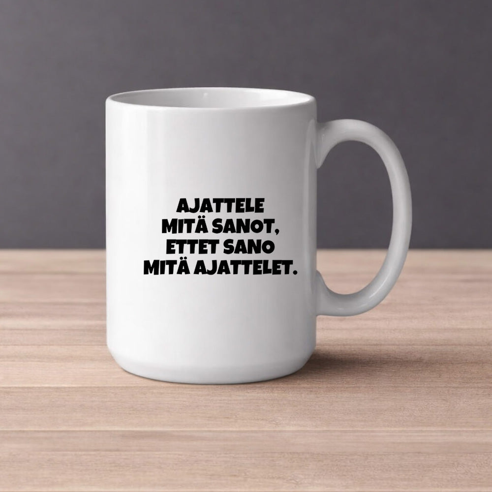 Ajattele mitä sanot (0504) | Kahvikuppi 440ml