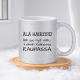 Älä häiritse (0030) | Glittermuki 330ml