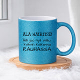 Älä häiritse (0030) | Glittermuki 330ml