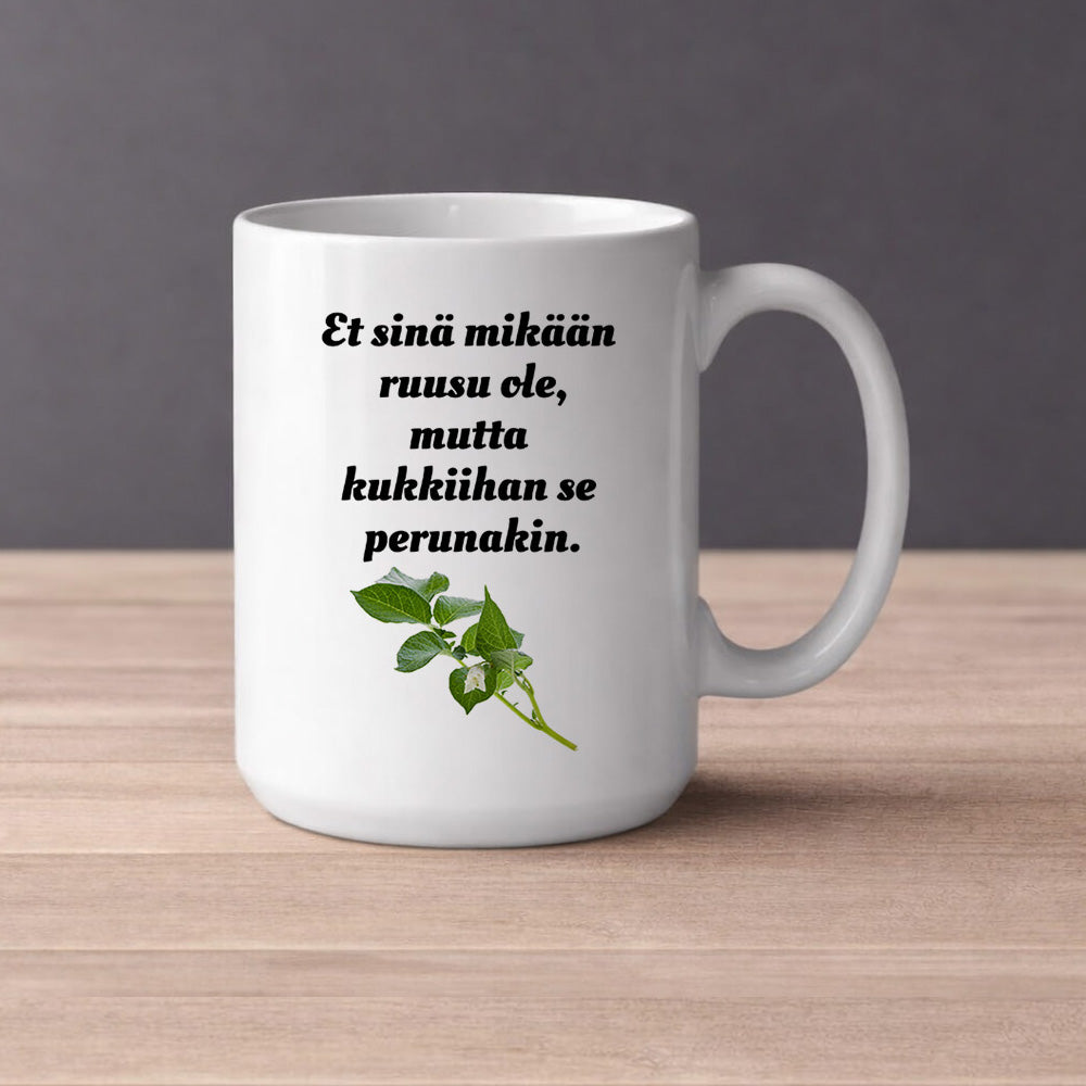 Et sinä mikää ruusu ole (0066) | Kahvikuppi 440ml