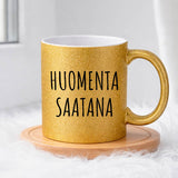 Huomenta saatana (0579) | Glittermuki 330ml
