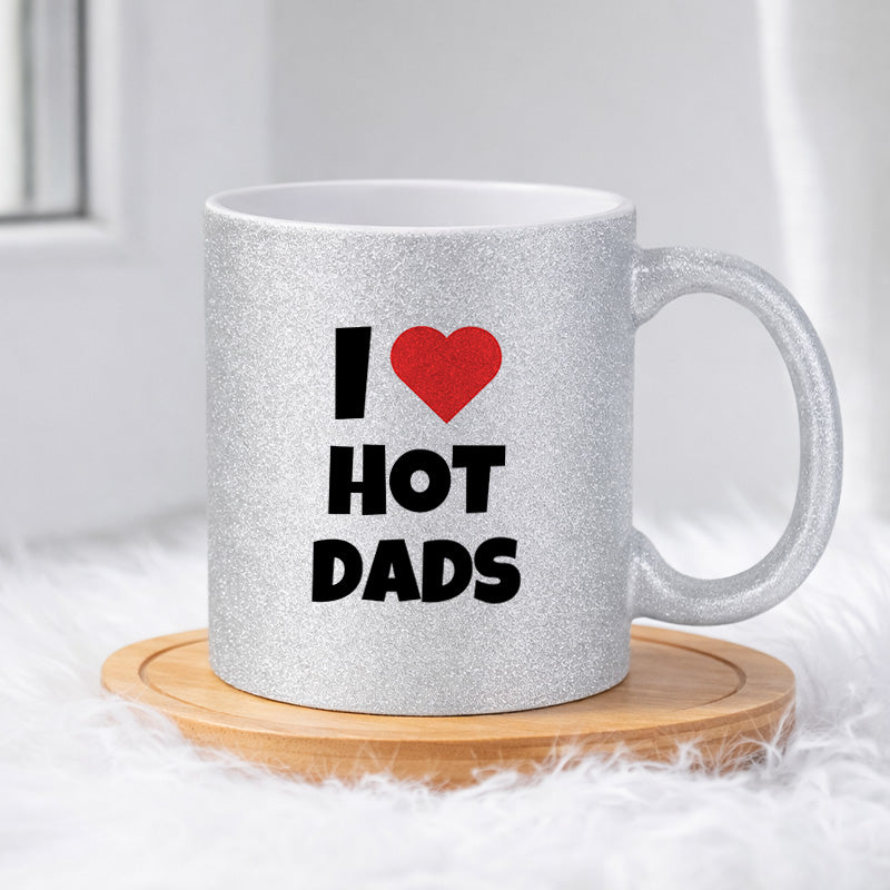 I LOVE HOT DADS (0436) | Glittermuki 330ml