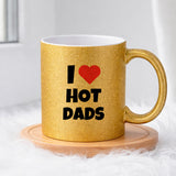 I LOVE HOT DADS (0436) | Glittermuki 330ml