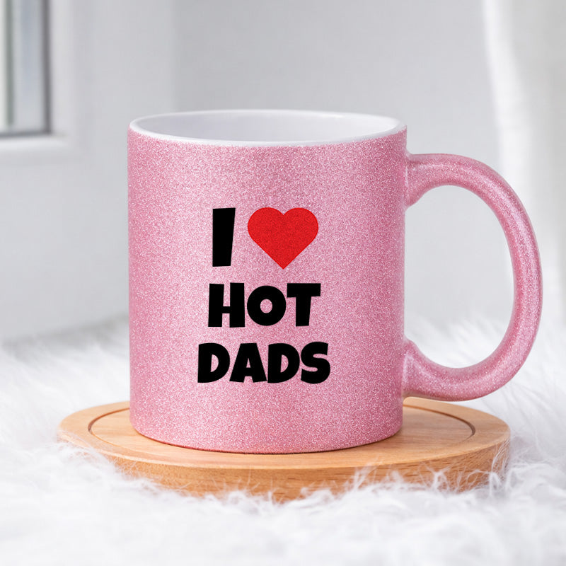 I LOVE HOT DADS (0436) | Glittermuki 330ml