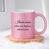 Ilman sinua olisin vain tuulessa suhiseva pieru (0043) | Glittermuki 330ml