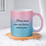 Ilman sinua olisin vain tuulessa suhiseva pieru (0043) | Glittermuki 330ml