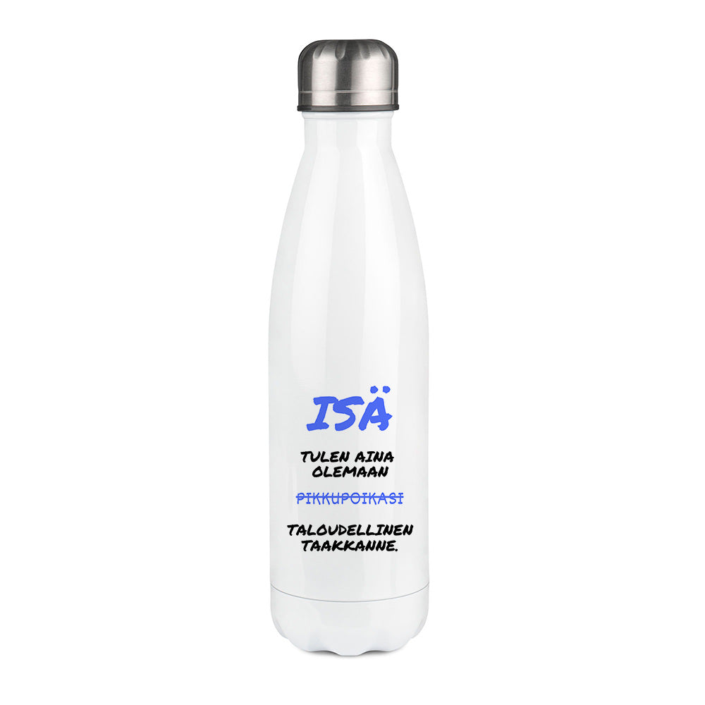 Isä - Tulen aina olemaan pikkupoikasi (0257)  | Termospullo 500ml