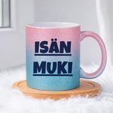 Isän muki (0154) | Glittermuki 330ml