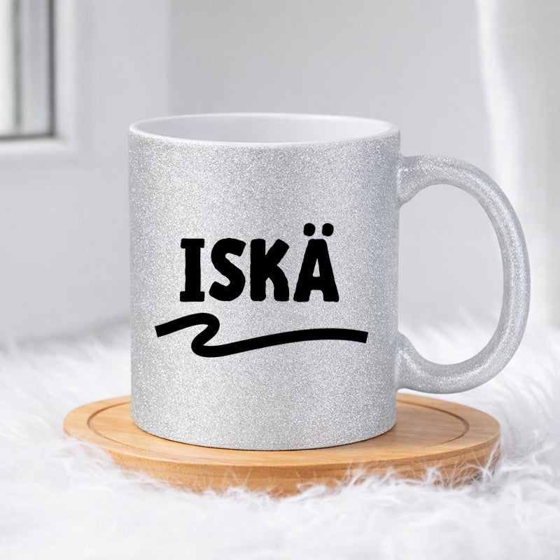 Iskä (0244) | Glittermuki 330ml