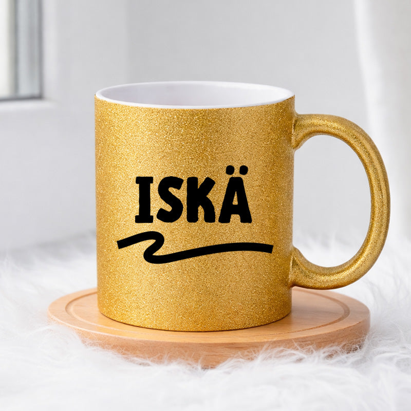 Iskä (0244) | Glittermuki 330ml