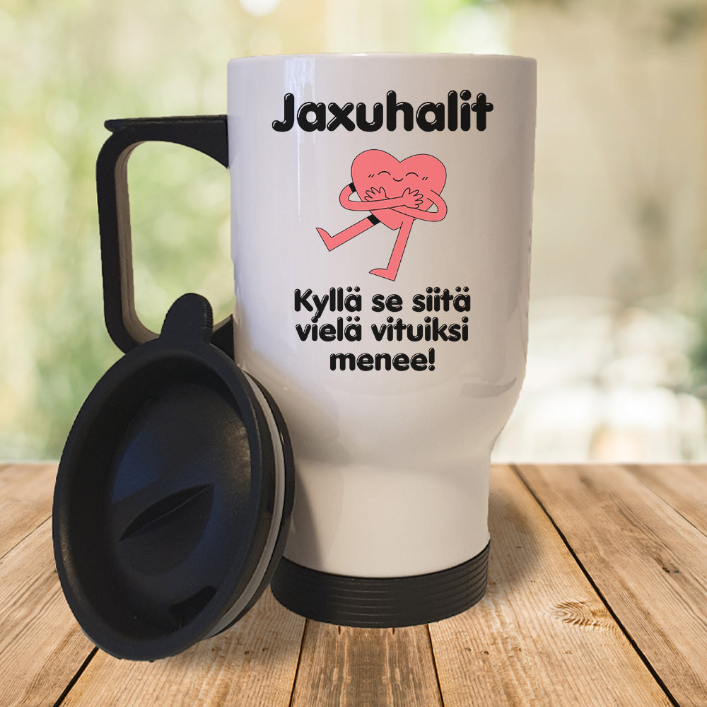 Jaxuhalit – Kyllä se siitä vielä vituiksi menee (0269) | Termosmuki 3,9dl