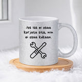 Jos isä ei osaa korjata sitä (0243) | Glittermuki 330ml