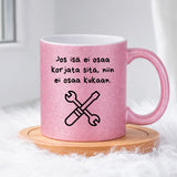 Jos isä ei osaa korjata sitä (0243) | Glittermuki 330ml