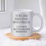 Jos mies lupaa (0086) | Glittermuki 330ml