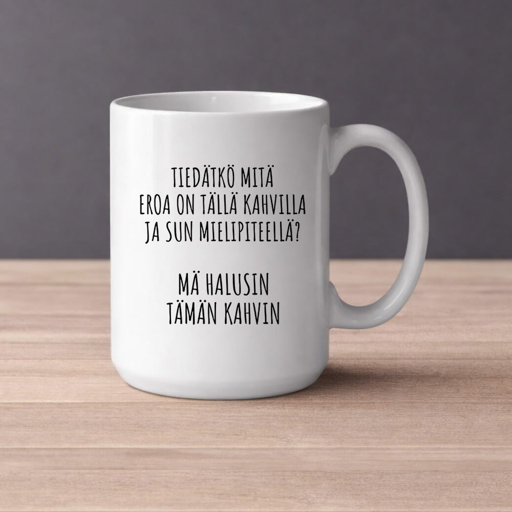 Kahvi vs sun mielipide (0166) | Kahvikuppi 440ml