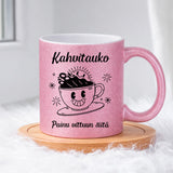 Kahvitauko - Painu vittuun siitä (0099)  | Glittermuki 330ml