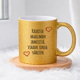 Kaikista maailman ihmisistä (0112) | Glittermuki 330ml