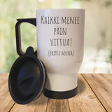 Kaikki menee päin vittua paitsi muna (0052) | Termosmuki 3,9dl