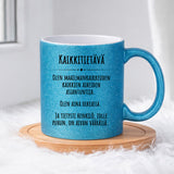Kaikkitietävä (0355) | Glittermuki 330ml