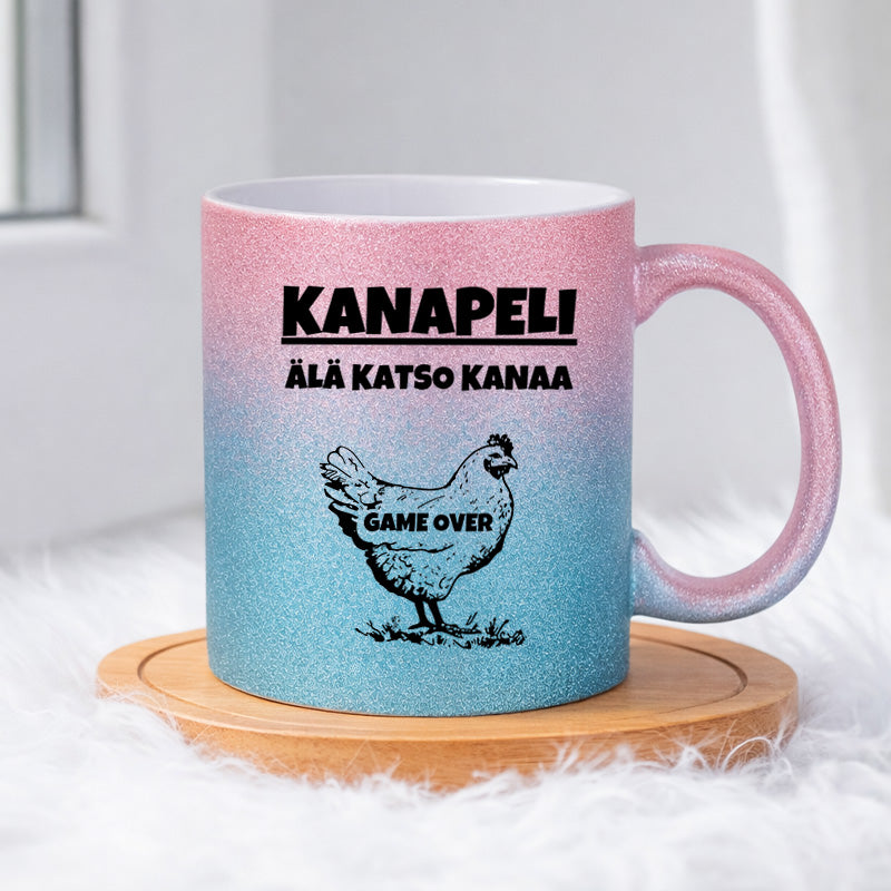 Kanapeli (0498) | Glittermuki 330ml