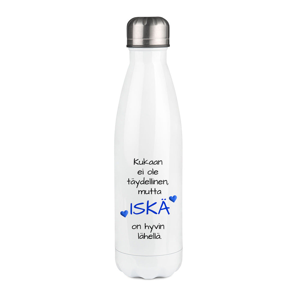 Kukaan ei ole täydellinen, mutta iskä on hyvin lähellä (0361)  | Termospullo 500ml
