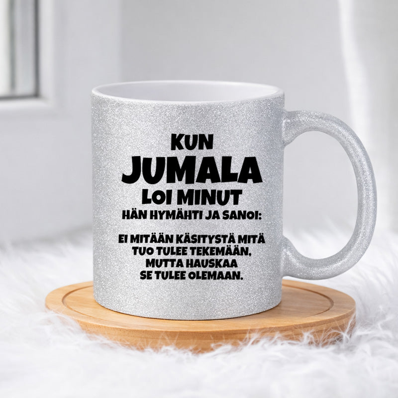Kun jumala loi minut (0507) | Glittermuki 330ml