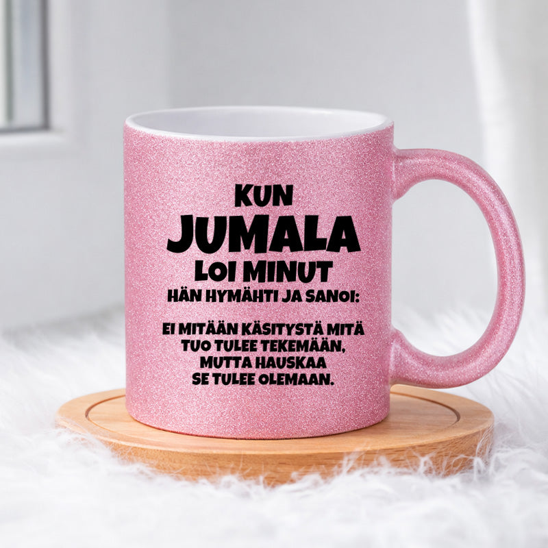 Kun jumala loi minut (0507) | Glittermuki 330ml