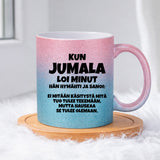 Kun jumala loi minut (0507) | Glittermuki 330ml