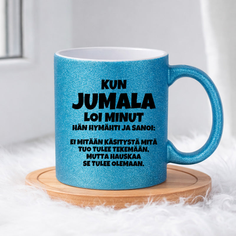 Kun jumala loi minut (0507) | Glittermuki 330ml