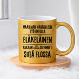 Maailman vaarallisin ammatti on eläkeläinen (0513) | Glittermuki 330ml