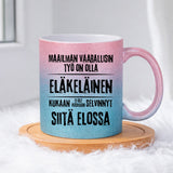 Maailman vaarallisin ammatti on eläkeläinen (0513) | Glittermuki 330ml