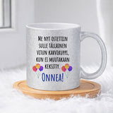 Me nyt ostettiin sulle tällainen vitun kahvikuppi (0039) | Glittermuki 330ml