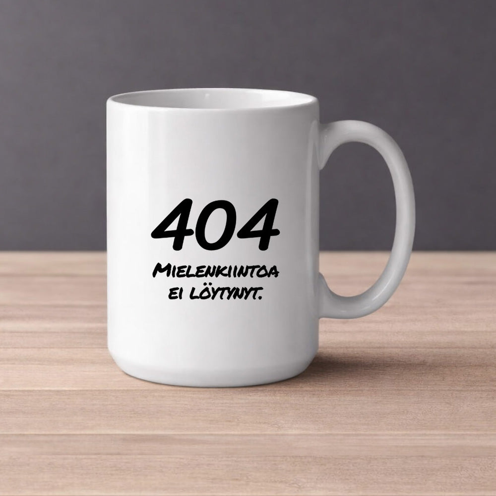 Mielenkiintoa ei löytynyt (0129) | Kahvikuppi 440ml