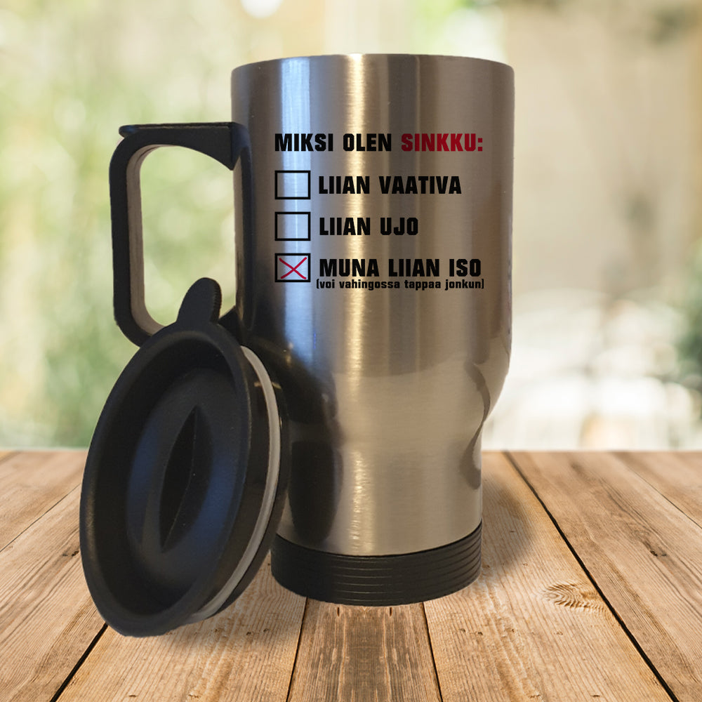 Miksi olen sinkku (0056) | Termosmuki 3,9dl