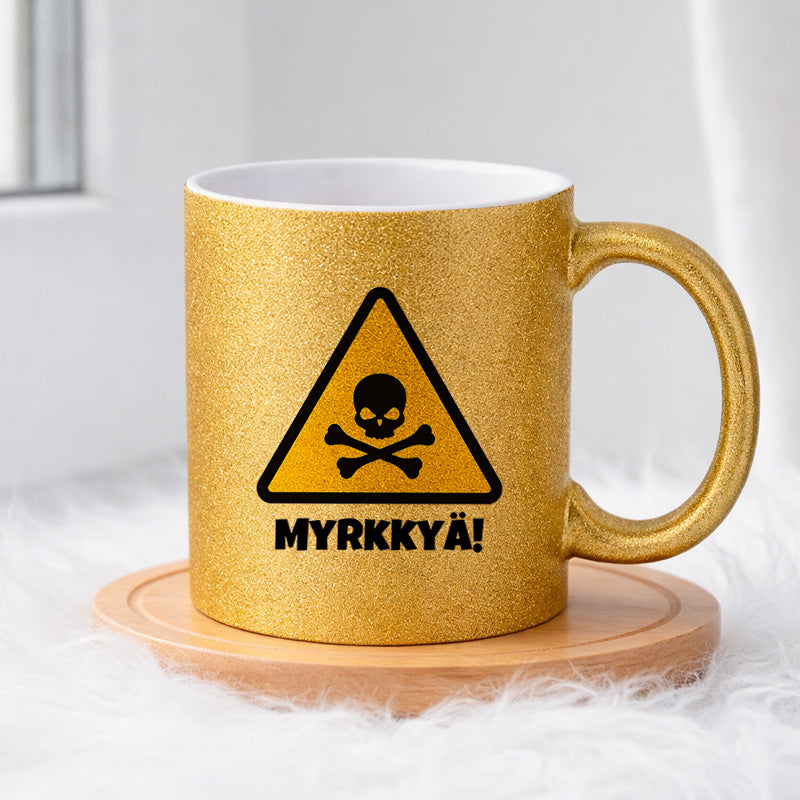 Myrkkyä! (0308) | Glittermuki 330ml